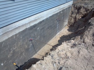 Basement Wall Shoring Repair